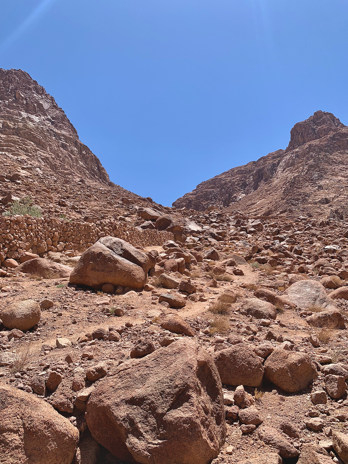 The valley we reached after the initial climb of an hour