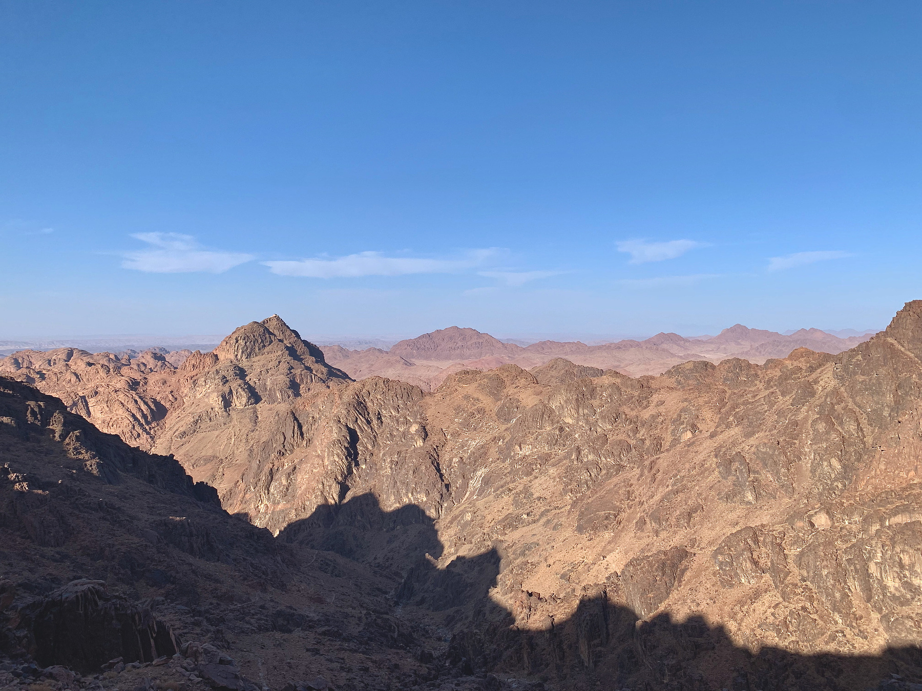 Mt. Sinai from the way up to the summit of Mt. Katherine