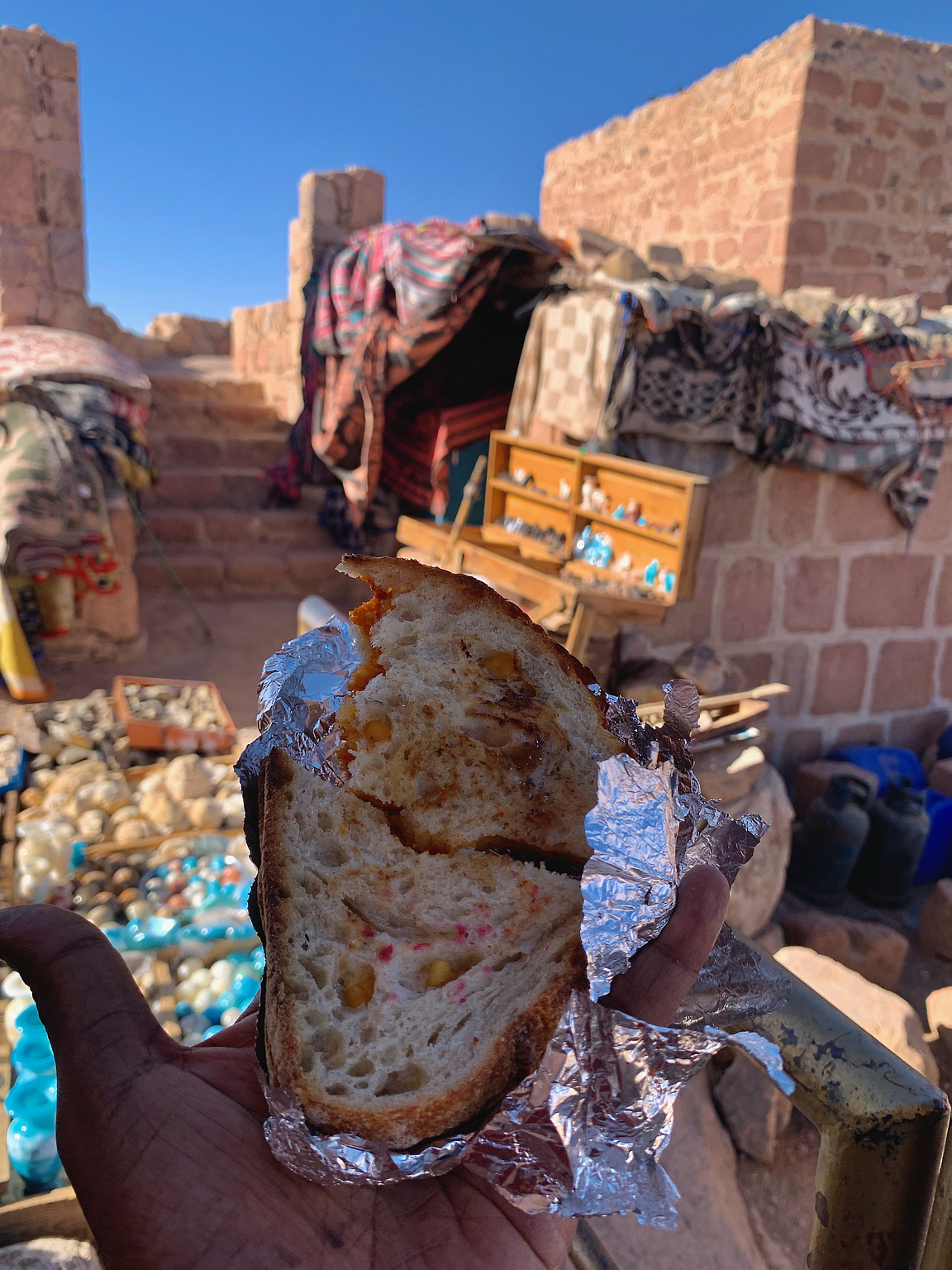 Chilli Cheese toast that I got from home